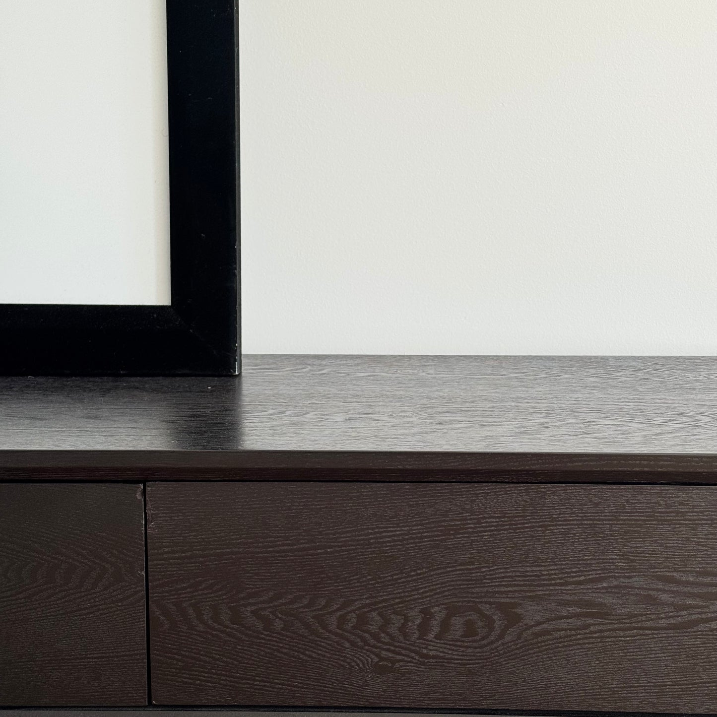 Black Solid Wood Low Line TV Unit (Price for Each)