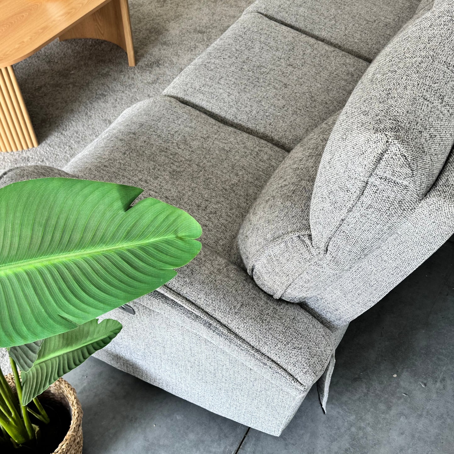 Plush Odette 3 seat dual Electric Recliners Sofa