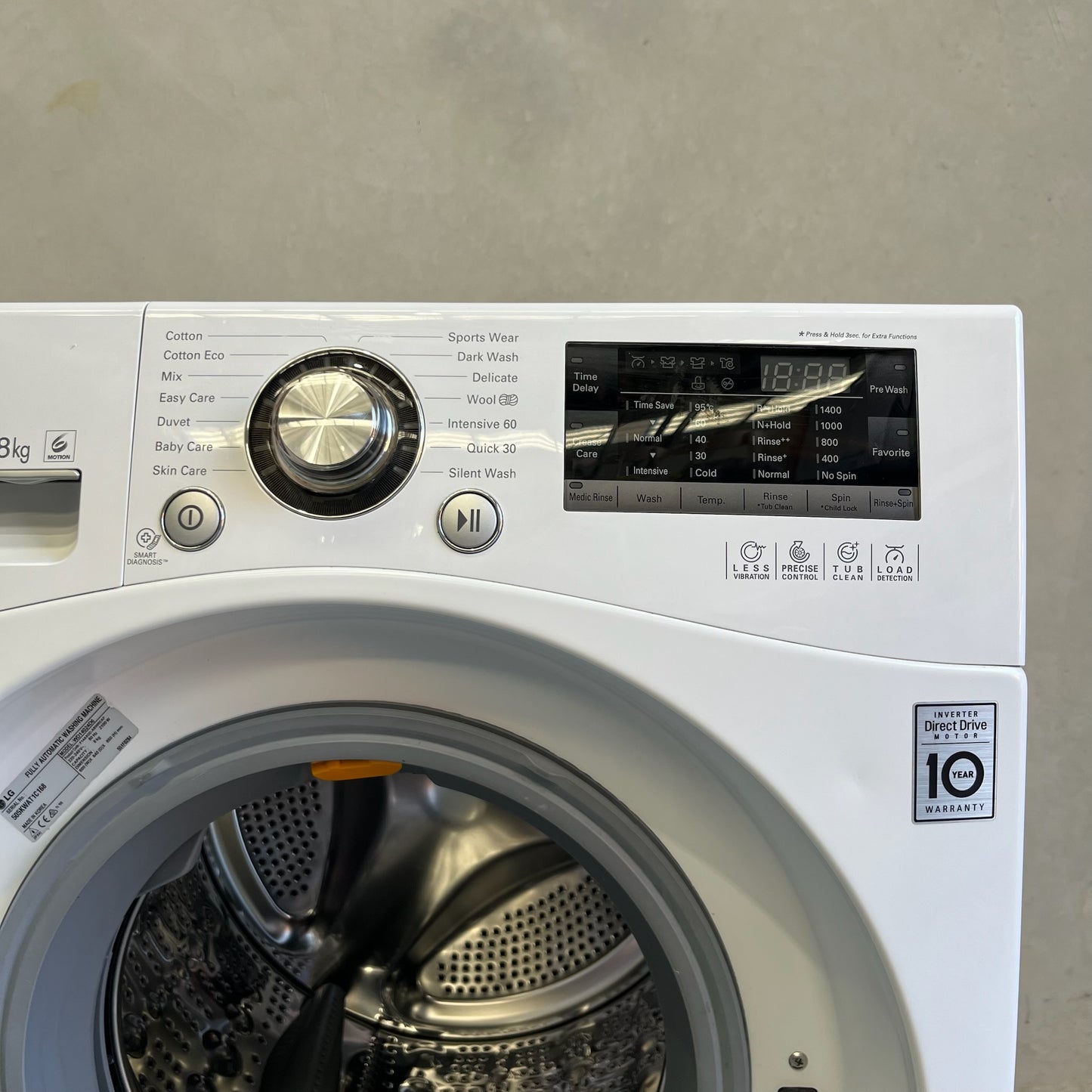 LG 8kg Washing machine