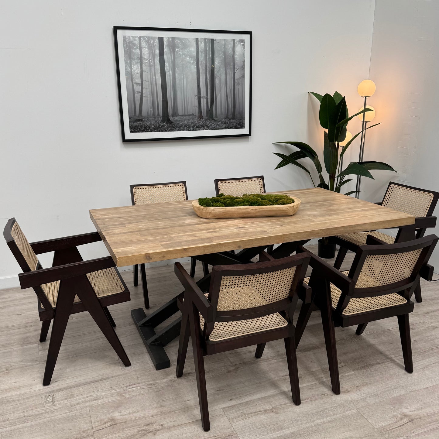 FocusOn Solid Wood Dining Table  (Table Only)