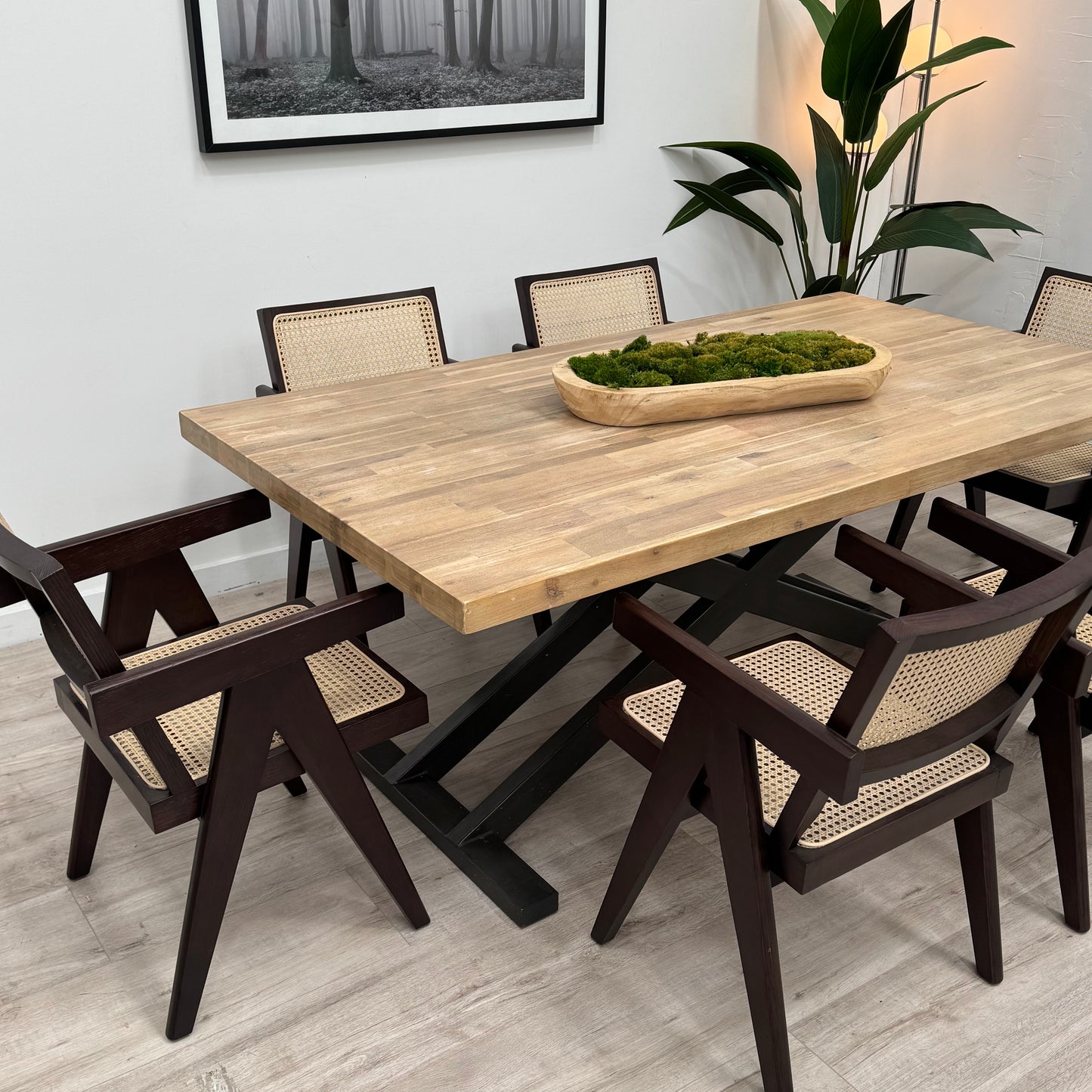 FocusOn Solid Wood Dining Table  (Table Only)