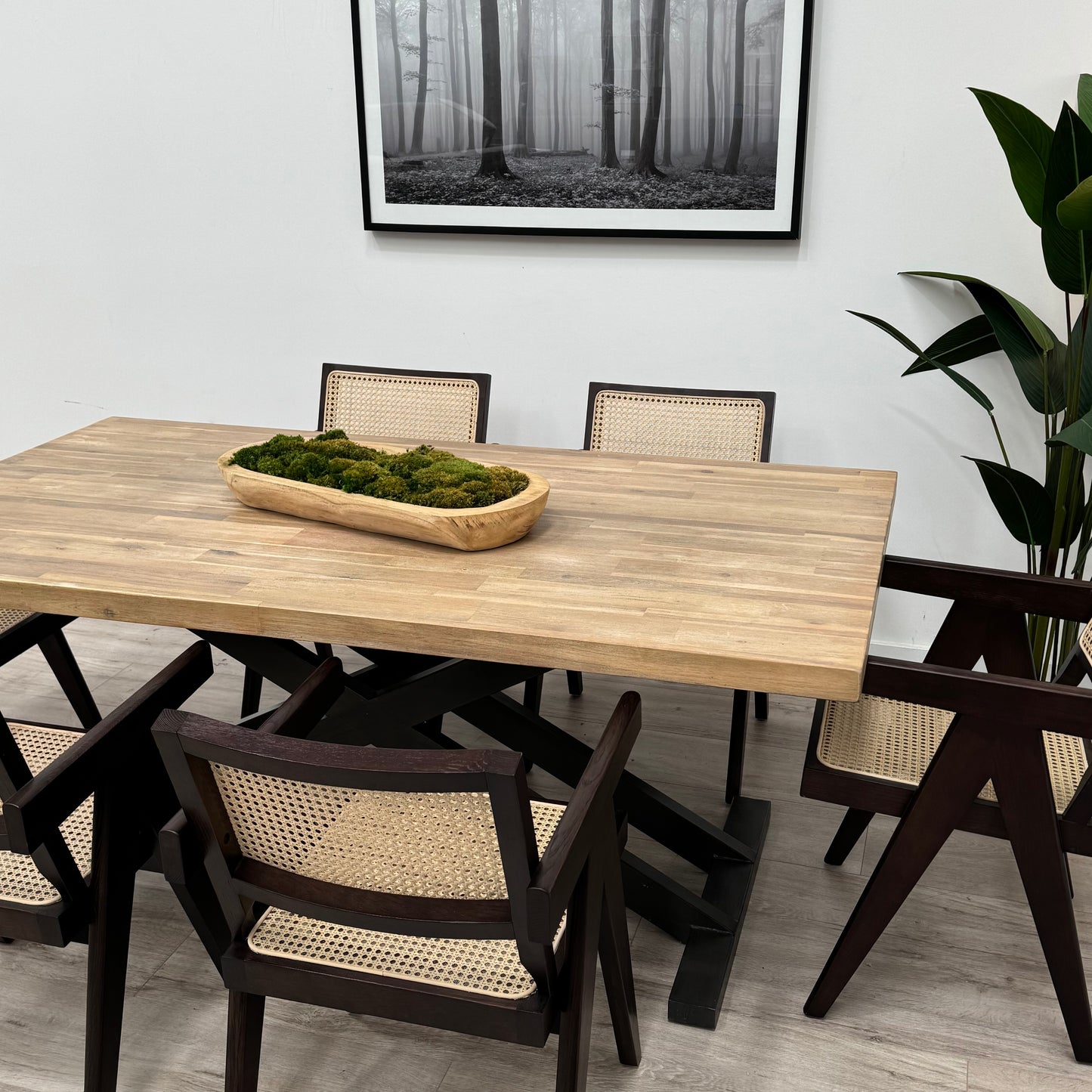 FocusOn Solid Wood Dining Table  (Table Only)