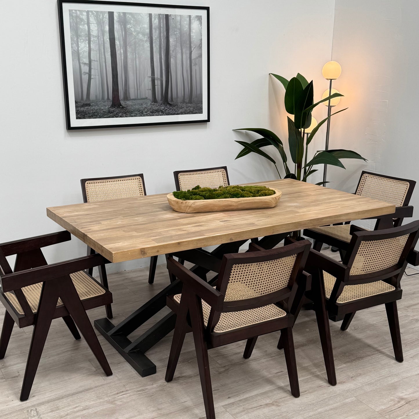 FocusOn Solid Wood Dining Table  (Table Only)