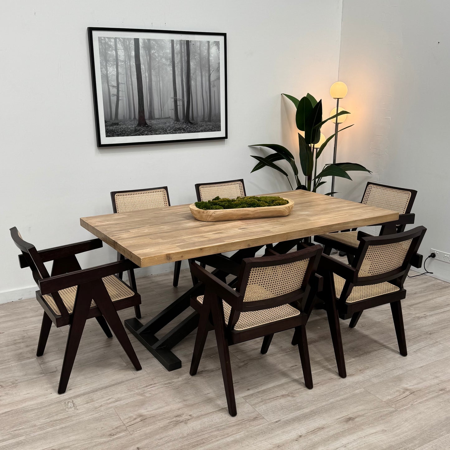FocusOn Solid Wood Dining Table  (Table Only)
