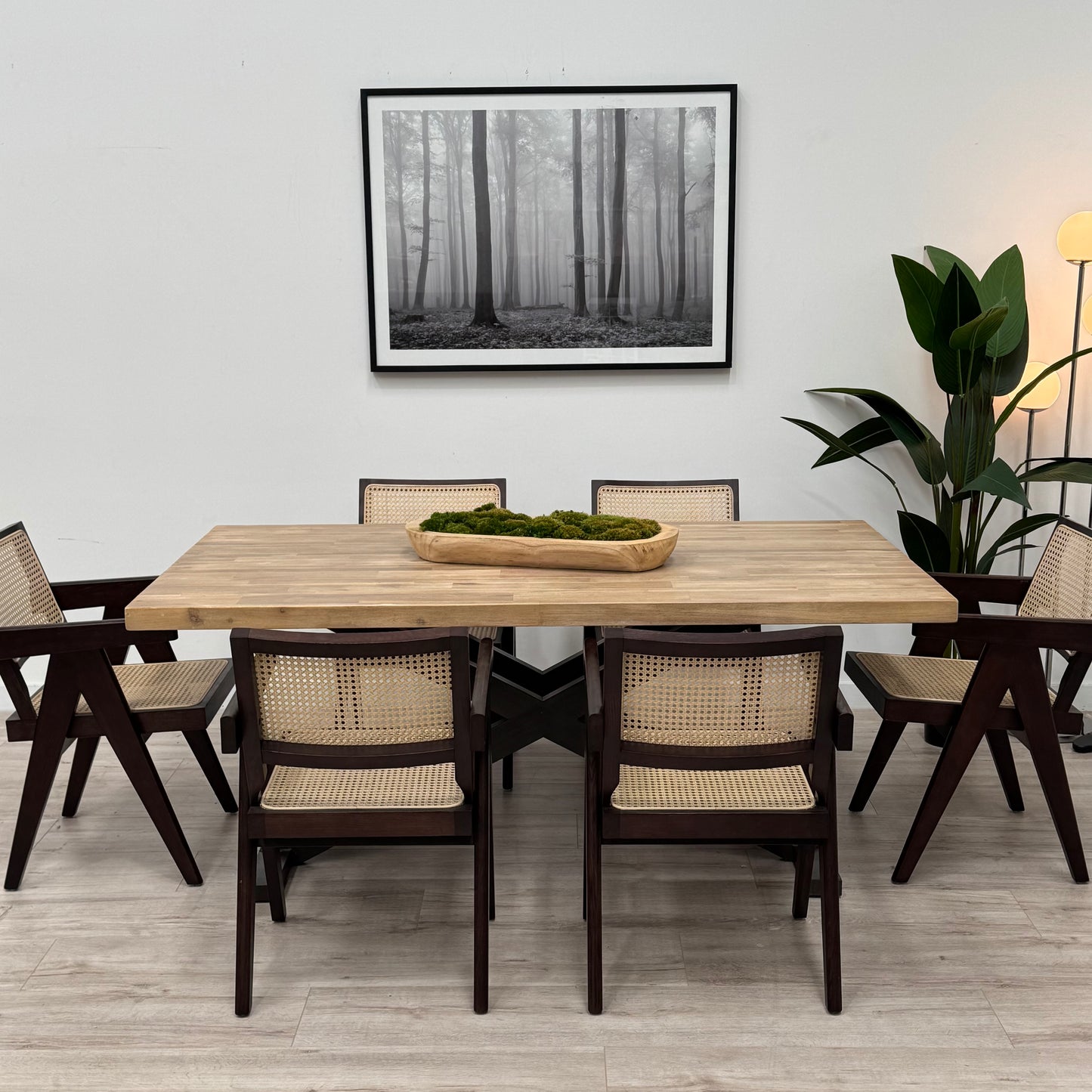 FocusOn Solid Wood Dining Table  (Table Only)