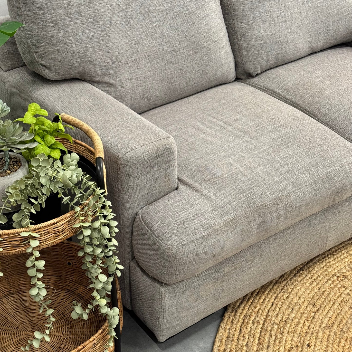 Focus On Grey 2 Seater Sofa