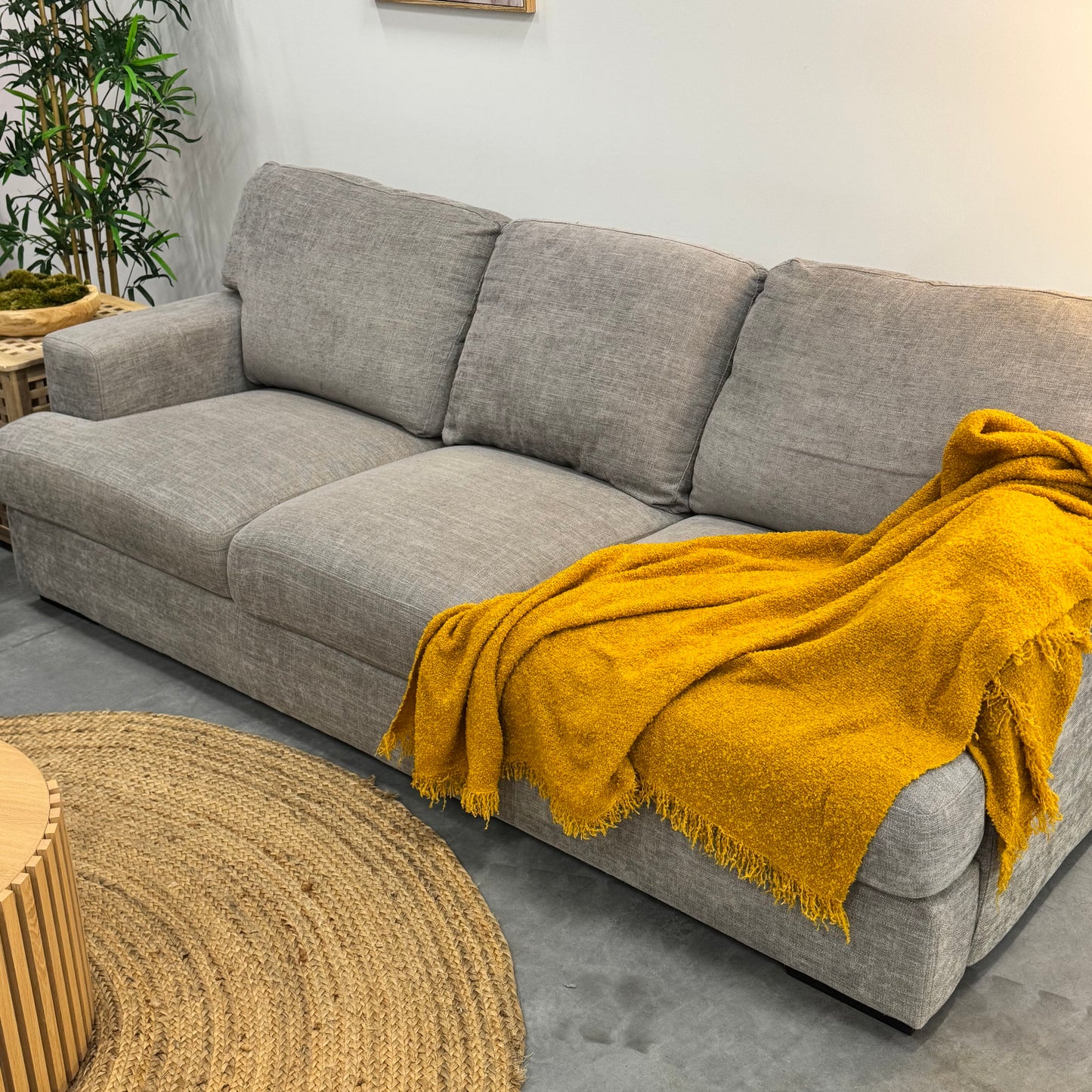 Focus On Grey 3 Seater Sofa