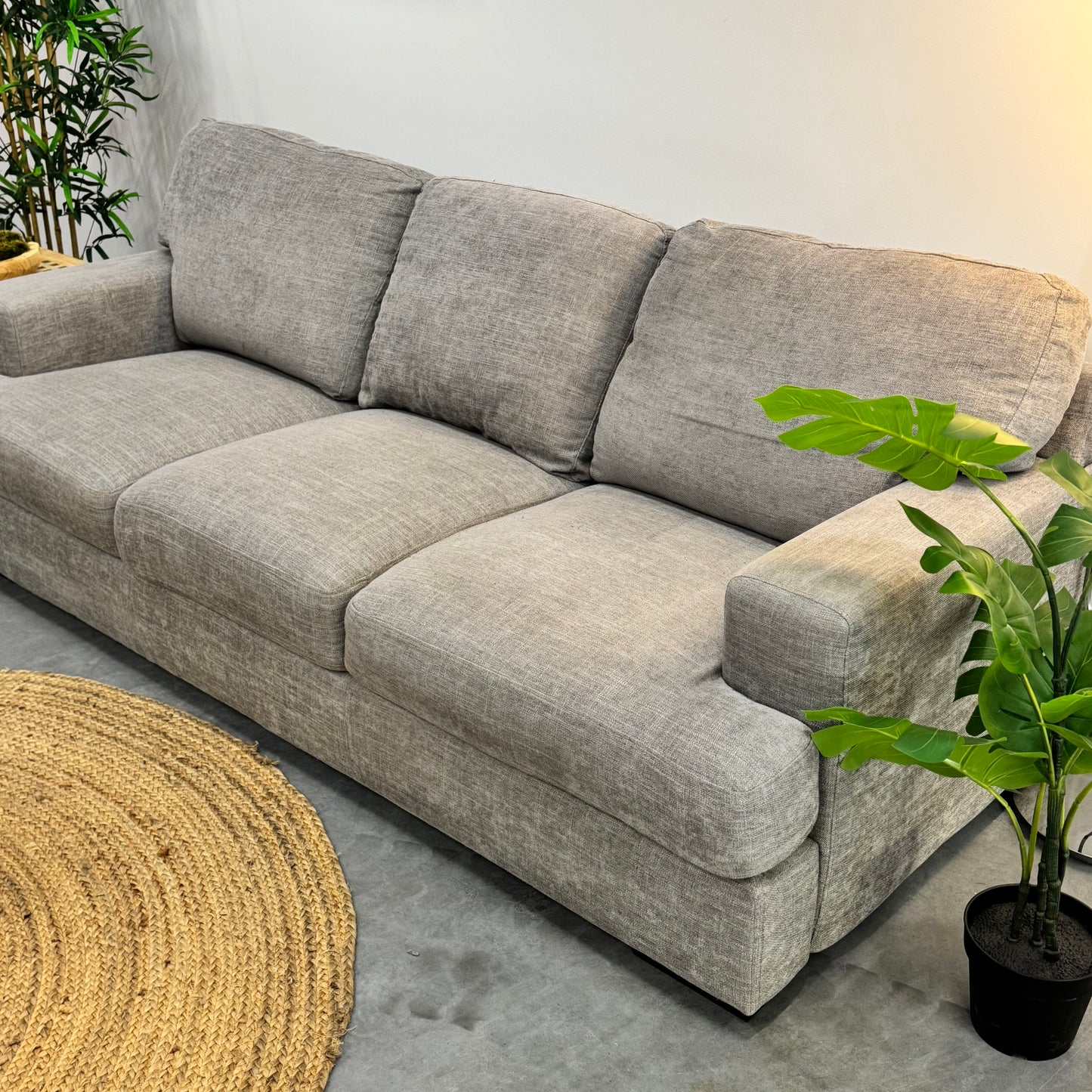 Focus On Grey 3 Seater Sofa