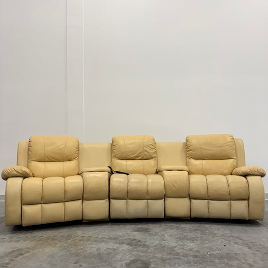 Leather Electric Recliner Sofa