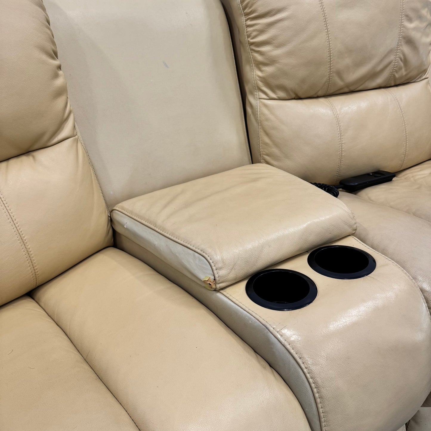 Leather Electric Recliner Sofa
