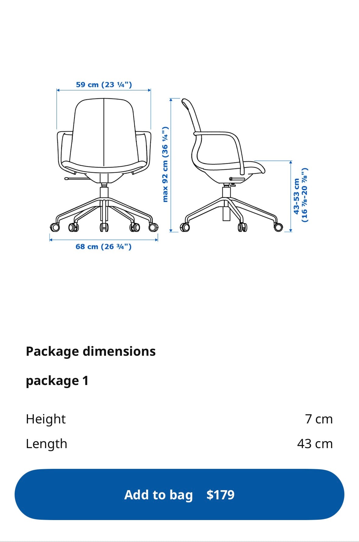 IKEA Langfjall Office Chair